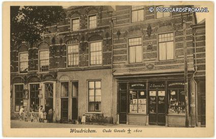 Woudrichem, Oude Gevels 1600 ansichtkaart: Woudrichem, Oude Gevels 1600