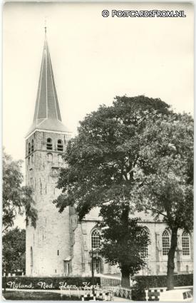 ansichtkaart: Nijland, Ned. Herv. Kerk