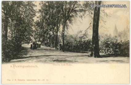 's-Hertogenbosch, Groote hekellaan ansichtkaart: 's-Hertogenbosch, Groote hekellaan