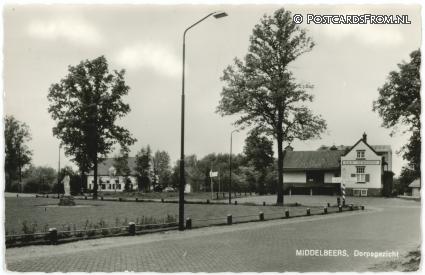 Middelbeers, Dorpsgezicht ansichtkaart: Middelbeers, Dorpsgezicht