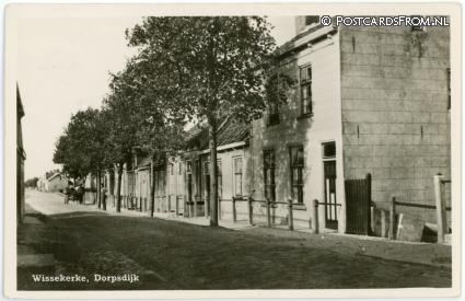 ansichtkaart: Wissenkerke, Dorpsdijk