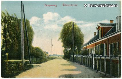 ansichtkaart: Wissenkerke, Dorpsweg