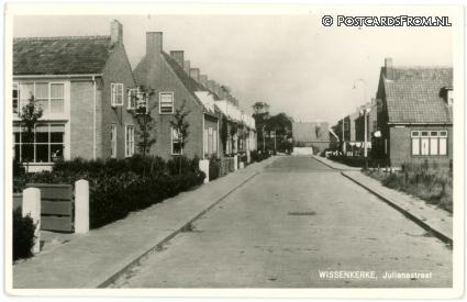 ansichtkaart: Wissenkerke, Julianastraat