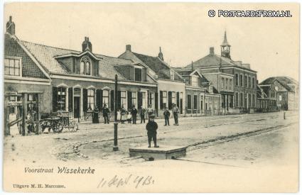 Wissenkerke, Voorstraat ansichtkaart: Wissenkerke, Voorstraat