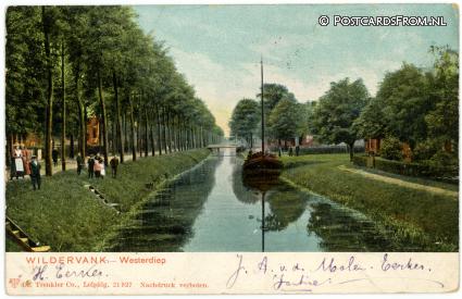 ansichtkaart: Wildervank, Westerdiep