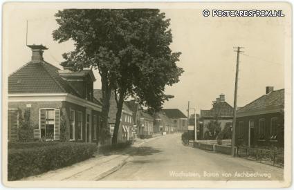 ansichtkaart: Warfhuizen, Baron van Aschbechweg