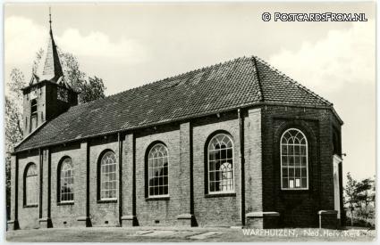 ansichtkaart: Warfhuizen, Ned. Herv. Kerk