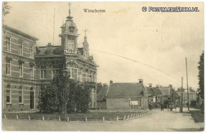 Winschoten, Garstenstraat ansichtkaart: Winschoten, Garstenstraat