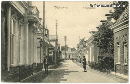 Winschoten, Visschersdijk ansichtkaart: Winschoten, Visschersdijk