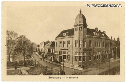Helmond, Steenweg ansichtkaart: Helmond, Steenweg