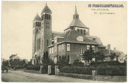 ansichtkaart: Halsteren, St. Quirinuskerk