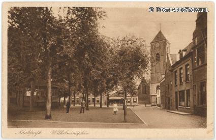 Naaldwijk, Wilhelminaplein ansichtkaart: Naaldwijk, Wilhelminaplein