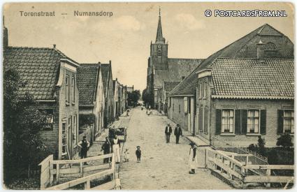 Numansdorp, Torenstraat ansichtkaart: Numansdorp, Torenstraat