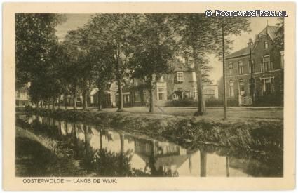 ansichtkaart: Oosterwolde FR, Langs de Wijk