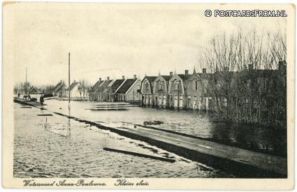 Anna Paulowna, Watersnood. Kleine sluis ansichtkaart: Anna Paulowna, Watersnood. Kleine sluis