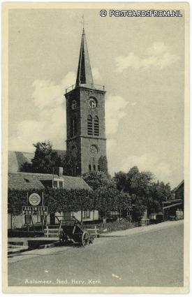 ansichtkaart: Aalsmeer, Ned. Herv. Kerk