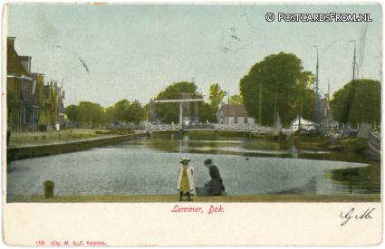 Lemmer, Dok ansichtkaart: Lemmer, Dok