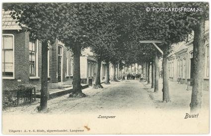 ansichtkaart: Langweer, Buurt