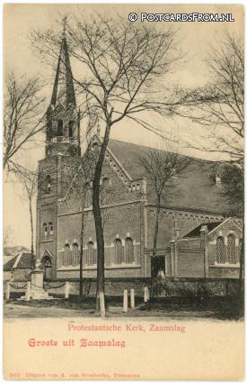 Zaamslag, Protestantsche Kerk ansichtkaart: Zaamslag, Protestantsche Kerk