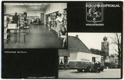 ansichtkaart: Berlikum FR, Bibliotheek - Bibliobus