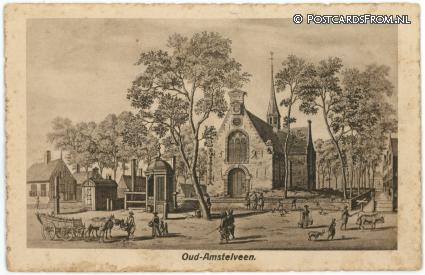 ansichtkaart: Amstelveen, Oud-Amstelveen