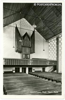 Amstelveen, Ned. Herv. Kerk. Kruiskerk ansichtkaart: Amstelveen, Ned. Herv. Kerk. Kruiskerk