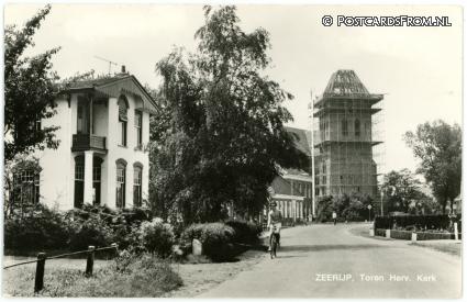 ansichtkaart: Zeerijp, Toren Herv. Kerk