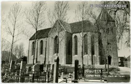 Zeerijp, Ned. Herv. Kerk en Toren ansichtkaart: Zeerijp, Ned. Herv. Kerk en Toren