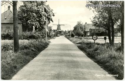 ansichtkaart: Zeerijp, Molenweg