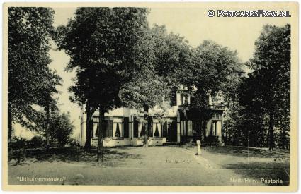 Uithuizermeeden, Ned. Herv. Pastorie ansichtkaart: Uithuizermeeden, Ned. Herv. Pastorie