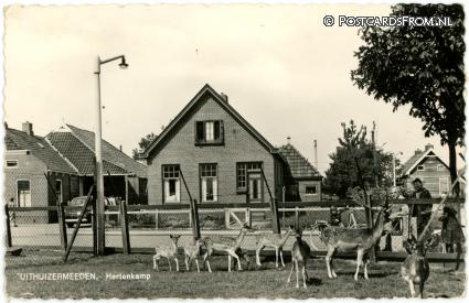 Uithuizermeeden, Hertenkamp ansichtkaart: Uithuizermeeden, Hertenkamp