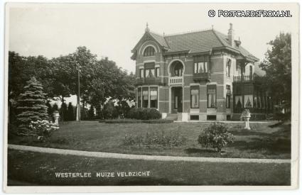 ansichtkaart: Westerlee, Huize Veldzicht