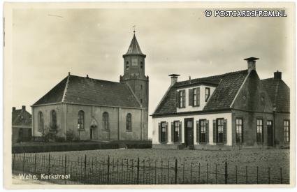 Wehe den Hoorn, Kerkstraat ansichtkaart: Wehe den Hoorn, Kerkstraat
