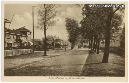 Amstelveen, Julianapark ansichtkaart: Amstelveen, Julianapark