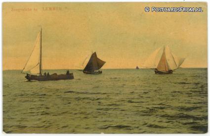 ansichtkaart: Lemmer, Zeegezicht