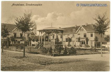 ansichtkaart: Amstelveen, Smedemanplein