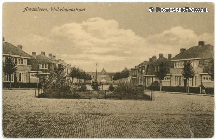 ansichtkaart: Amstelveen, Wilhelminastraat