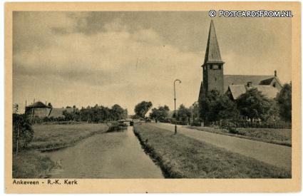 Ankeveen, R.K. Kerk ansichtkaart: Ankeveen, R.K. Kerk
