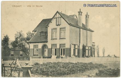 Usquert, Villa Dr. Nicolai ansichtkaart: Usquert, Villa Dr. Nicolai