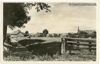 ansichtkaart: Visvliet, Dorp
