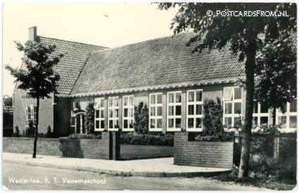 ansichtkaart: Westerlee, F.T. Venemaschool
