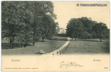 Arnhem, Sonsbeek ansichtkaart: Arnhem, Sonsbeek