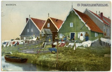 ansichtkaart: Marken, --